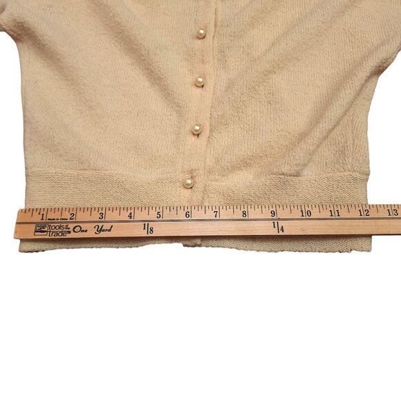 1950s Lofties Designed by Laurence Cream Cardigan - Picture 9 of 11
